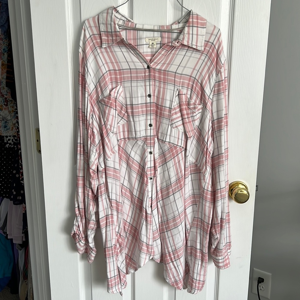 Plaid Tunic